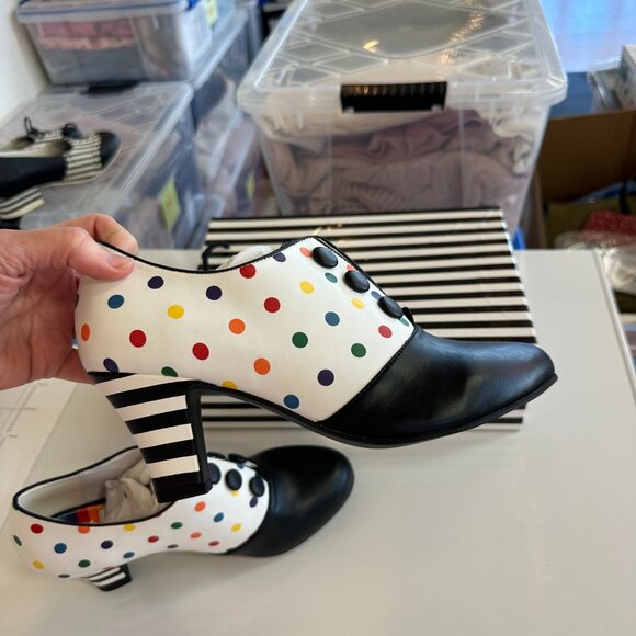 Lola Ramona 40 (Roughtly size 9.5) Shoes Heels New in Box Adorable~! - Picture 2 of 8